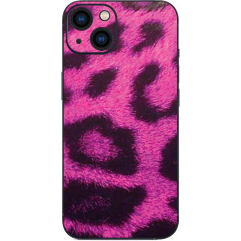 Pink Leopard Spots iPhone Skins